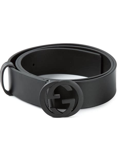 gucci men black belt